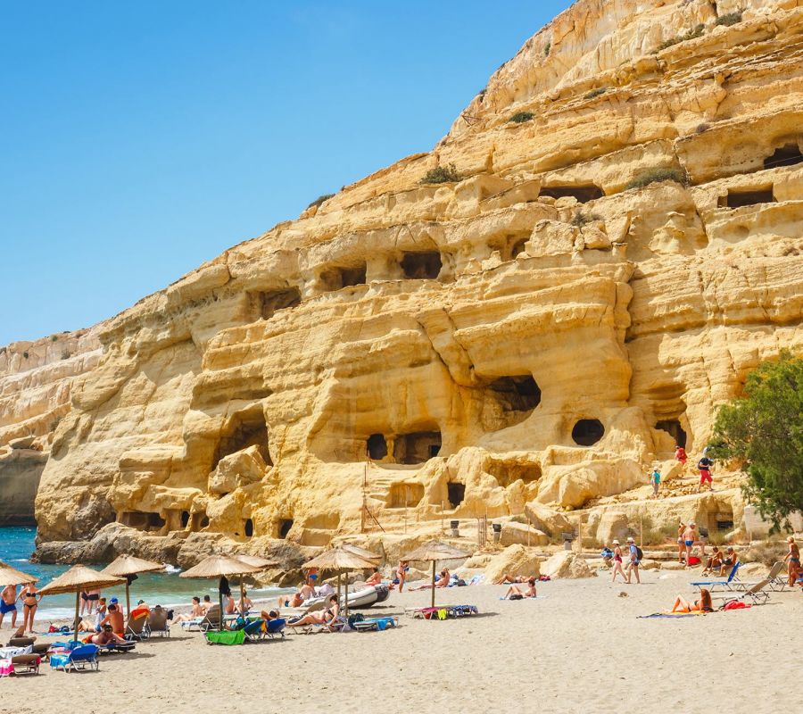 Matala beach